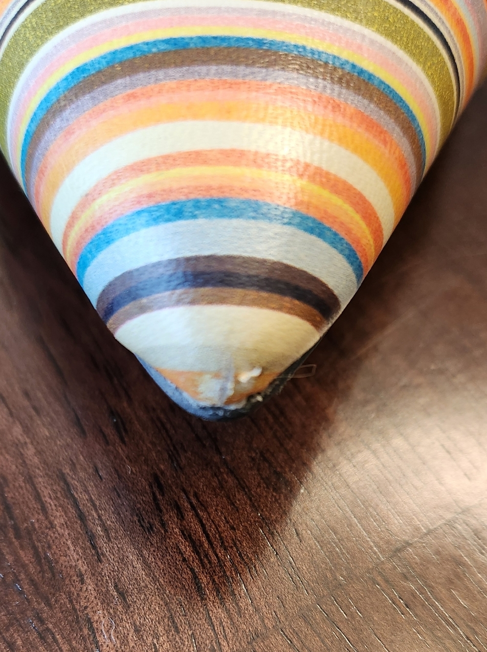 Striped Multicolour Pointed-Toe Heels - Picture 7 of 8